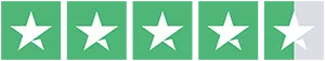 trustpilot stars Green